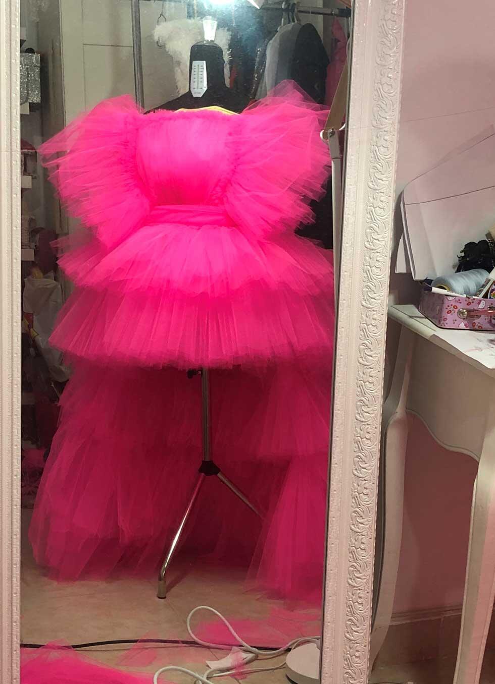 Платье для Неты готово и ждет ее в студии Карин. Фото: Карин Василюк (Фото: снимок с экрана) Платье для Неты готово и ждет ее в студии Карин. Фото: Карин Василюк