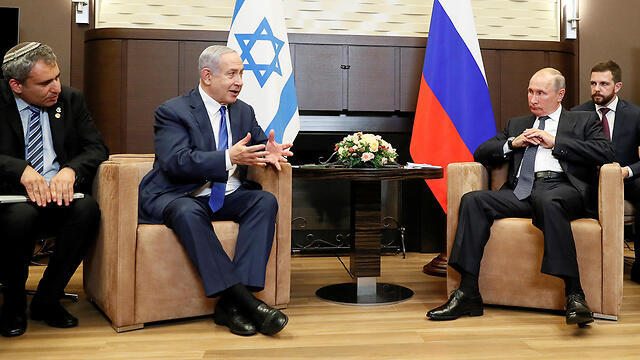 Netanyahu and Putin meeting at Sochi