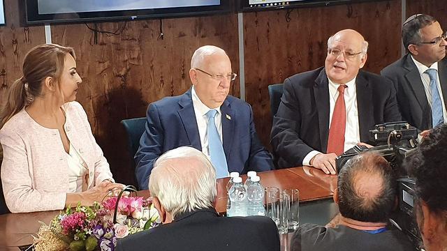 Заседание Центральной избирательной комиссии с участием президента Реувена Ривлина. Иерусалим, 17 сентября. Фото: Моше Мизрахи