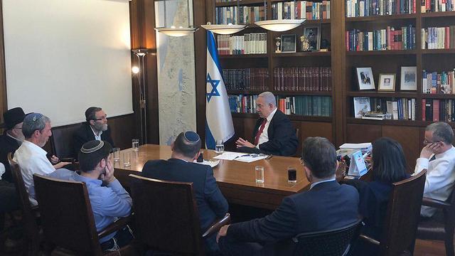 Нетаниягу и лидеры правого блока