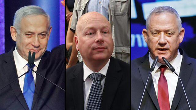 Нетаниягу, Гринблатт, Ганц.  Фото: AFP, Охад Цвайгенберг