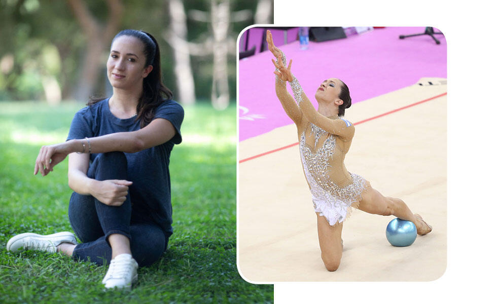 Нета Ривкин сейчас (слева) и в годы спортивной карьеры. Фото: Таль Шахар, Орен Ахарони