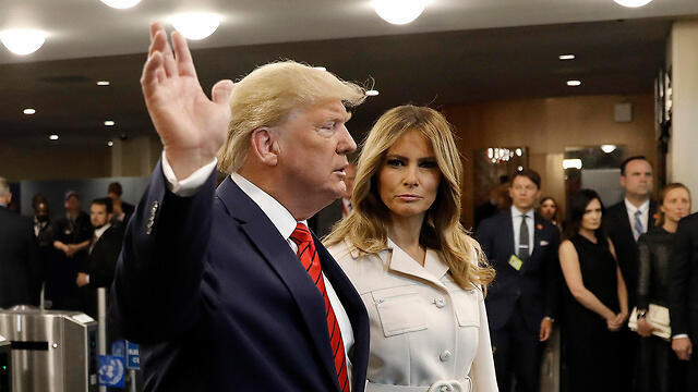 Дональд Трамп и его супруга Мелания на сессии ГА ООН. Фото: EPA