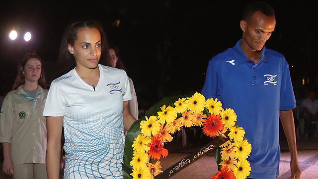 Линой Ашрам приняла участие в церемонии. Фото: Орен Ахарони