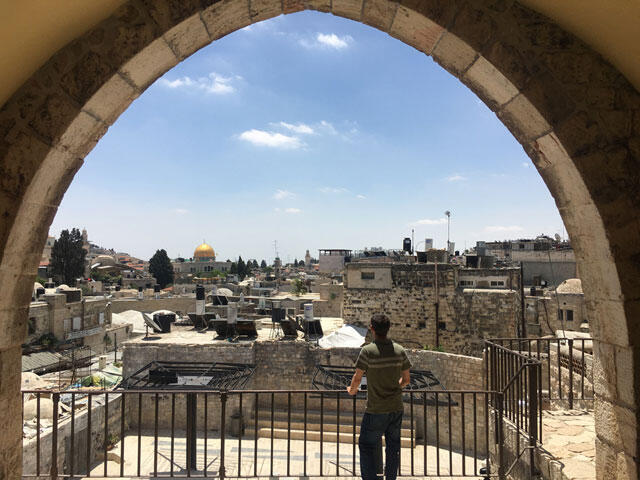 Вид с башни у Шхемских ворот. Фото: Гилад Кармели