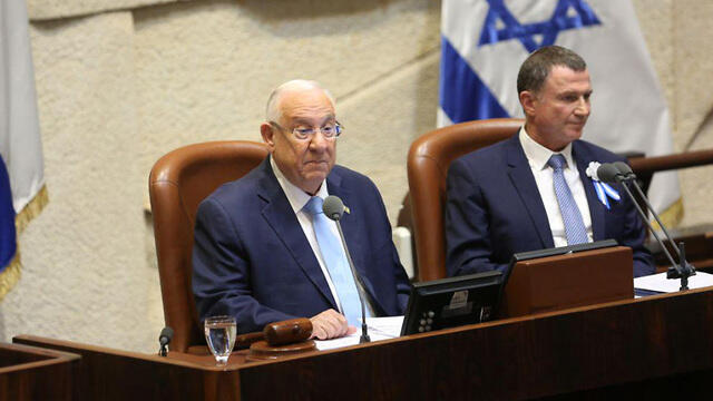 Президент Реувен Ривлин и спикер кнессета Юлий Эдельштейн. Фото: Алекс Коломойский