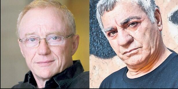 Давид Гроссман, Гаври Банай. Фото: "Едиот aхронот"