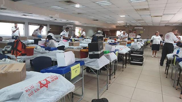 Донорский пункт на базе ЦАХАЛа