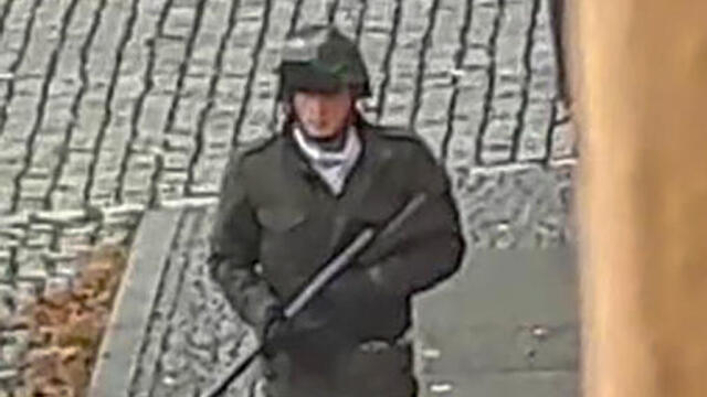 The shooter during the attack