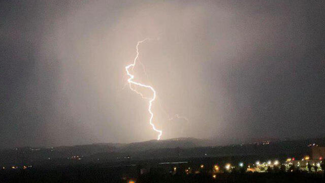 Lightening in Nahariya