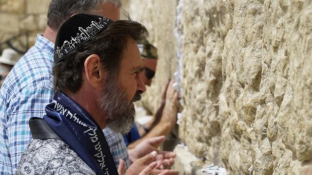 Kirt Schneider at the Western Wall