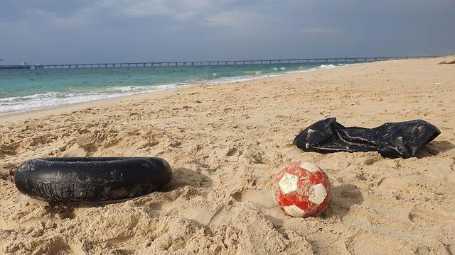 Scene of the lethal lightning storm that killed 14 year old Asher Hazut