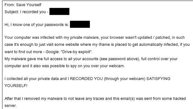 Так выглядит письмо мошенников. Фото: Чек Поинт
