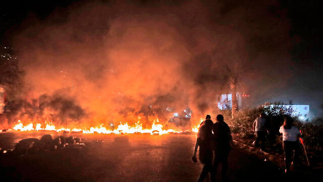 Беспорядки в Ливане. Фото: AFP