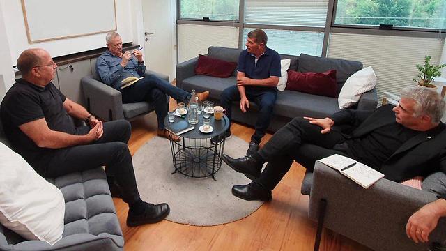 Лидеры блока Кахоль-Лаван