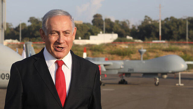 Prime Minister Benjamin Netanyahu visits the Palmachim airbase (Photo:Mark Israel Salam) (צילום: מארק ישראל סלם) Prime Minister Benjamin Netanyahu visits the Palmachim airbase (Photo:Mark Israel Salam)