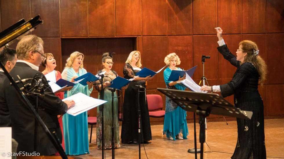 Ансамбль солистов "Нигуним ла-ад" (дирижер - Ширэль Дашевская). Фото: Став Фарба