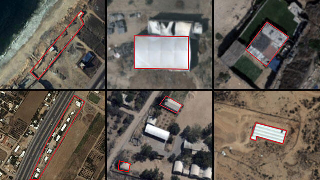 Цели, по которым наносились удары в Газе. Фото: пресс-служба ЦАХАЛа