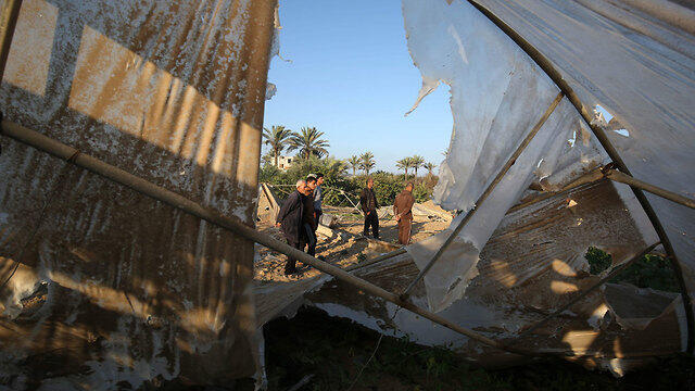 После атаки в Газе. Фото: AFP