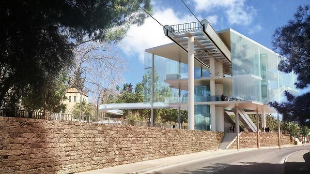 Фуникулер в Старом городе. Компьютерная графика