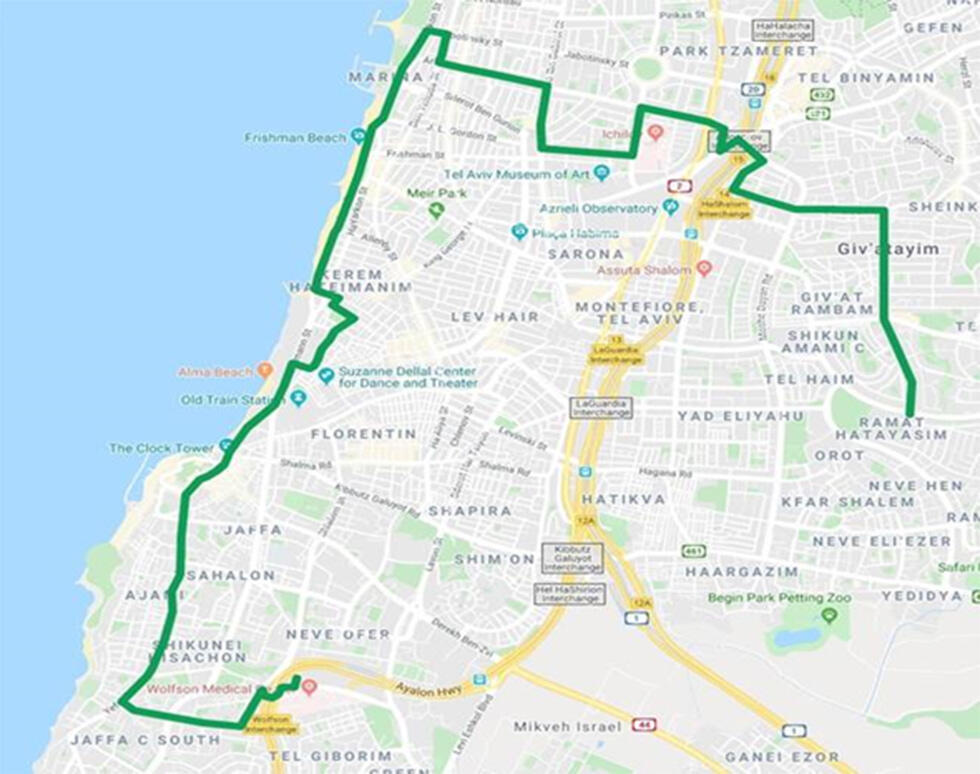 Маршрут в Гиватаиме