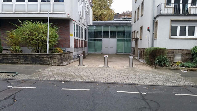 Barriers put up for protection in Germany