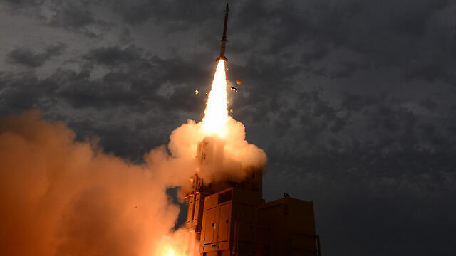 David's Sling during operational testing in 2016