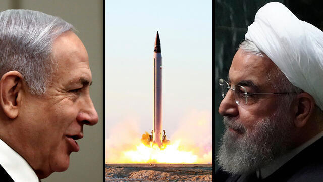 Prime Minister Benjamin Netanyahu and Iran's President Hassan Rouhani
