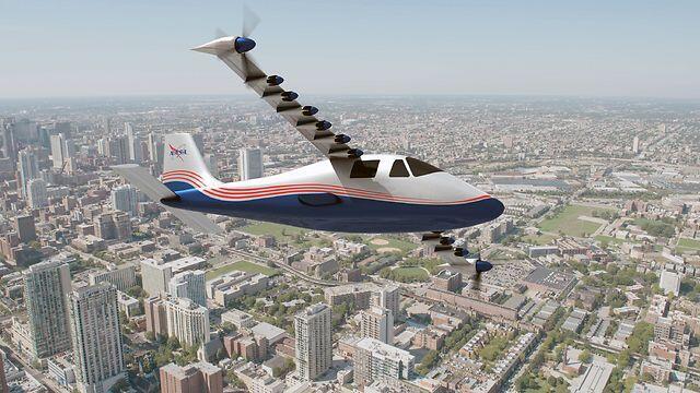 Электрический самолет. Фото: NASA 