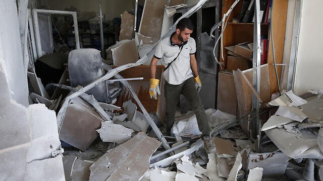 The home targeted in the killing of Islamic Jihad leader Baha Abu al-Atta