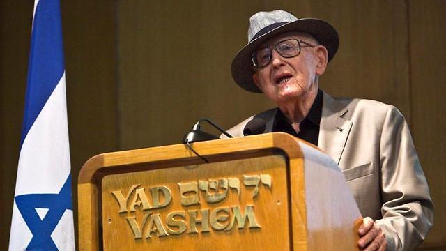 Branko Lustig at Yad Vashem 