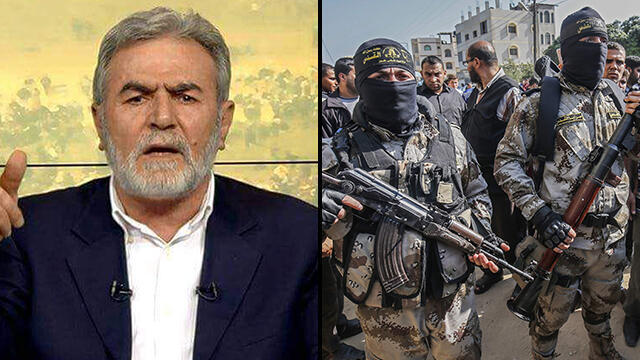 Исламский джихад и его главарь Зияд ан-Нахла. Фото: AFP