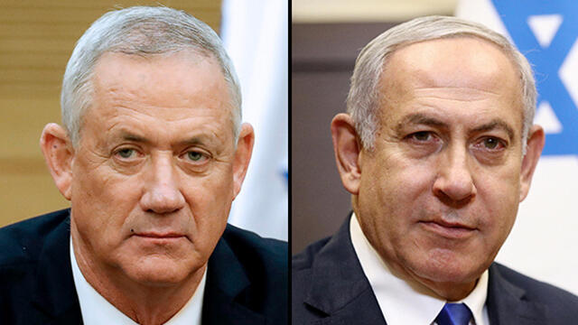  Бени Ганц, Биньямин Нетаниягу. Фото: MCT, AFP