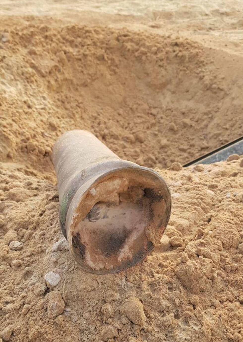 Ракета, упавшая в мошаве Натив ха-Асараnullnull Ракета, упавшая в мошаве Натив ха-Асара