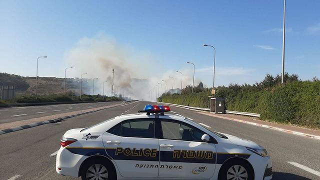 Пожар у перекрестка Шафие