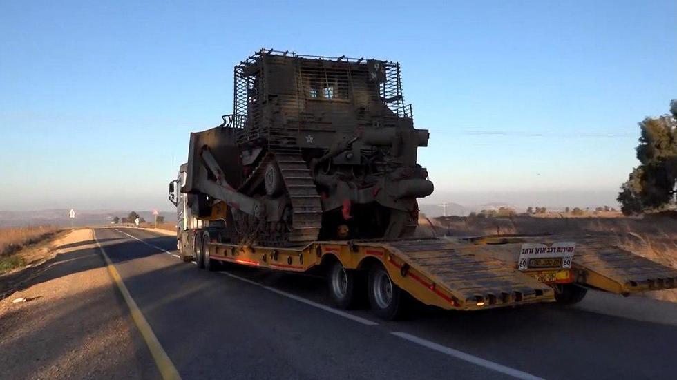 IDF troops on the Golan Heights after rocket fire