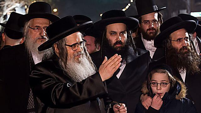 Сатмарский адмор в Израиле. Фото: Братья Лантшевски