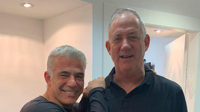 Лапид и Ганц. Фото: Юваль Карни