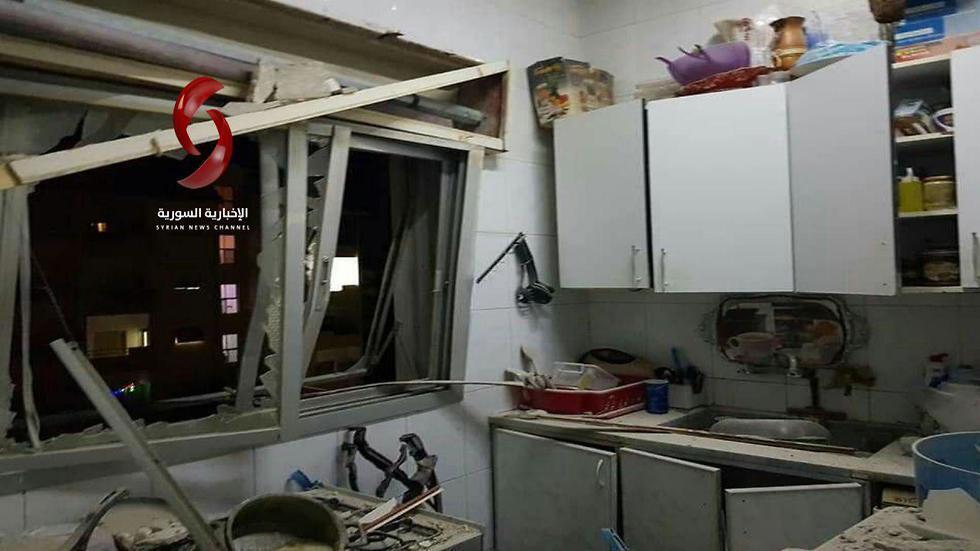 Syrian state TV shows images of alleged damage from IDF strikes