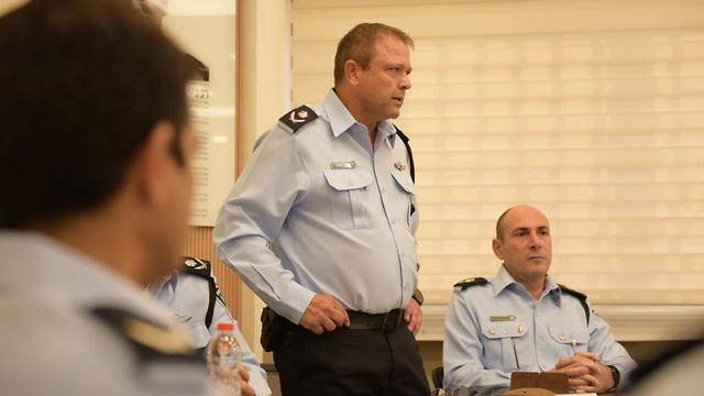 И. о. генинспектора полиции Моти Коэн на совещании. Фото: пресс-служба полиции