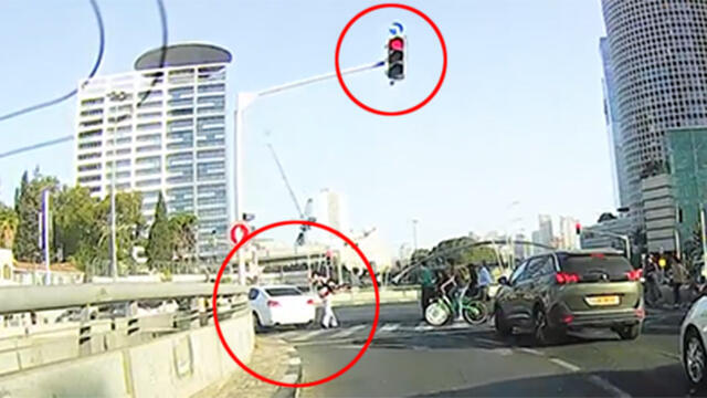 Кадр записи видеорегистратора