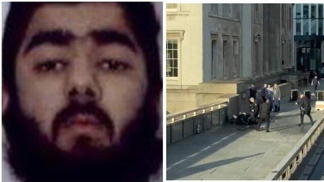 Усман Хан и место теракта. Фото из твиттера (צילום: מתוך טוויטר) Усман Хан и место теракта. Фото из твиттера