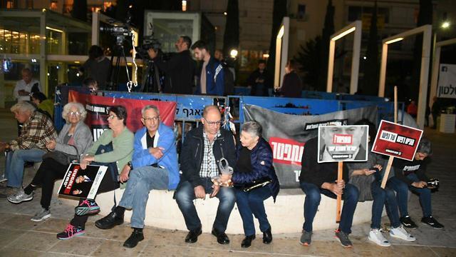 Митинг в Тель-Авиве. Фото: Яир Саги