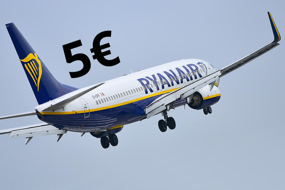 ריינאייר 5 אירו טיסה