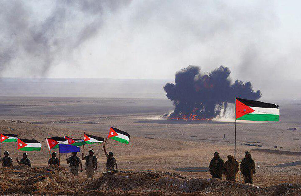 Учения гвардейской бригады в Иорданииnullnull Учения гвардейской бригады в Иордании