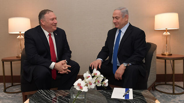 Нетаниягу и Помпео. Фото: Коби Гидон, ЛААМ
