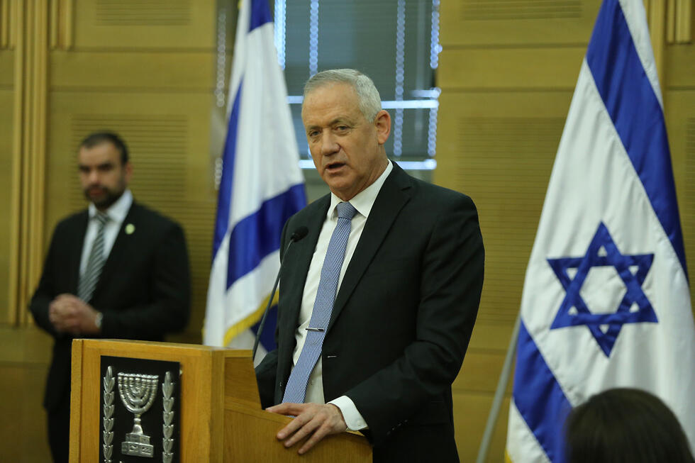 Blue and White leader Benny Gantz