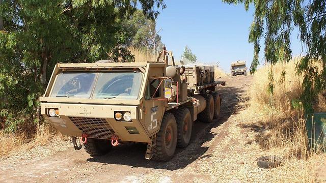 На учениях 215 артиллерийской бригады. Фото: пресс-служба ЦАХАЛа (צילום: דובר צה"ל) На учениях 215 артиллерийской бригады. Фото: пресс-служба ЦАХАЛа