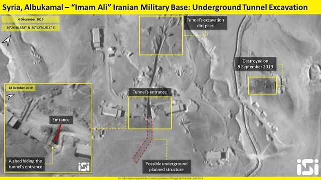 Фото туннеля со спутника: ImageSat International (ISI)