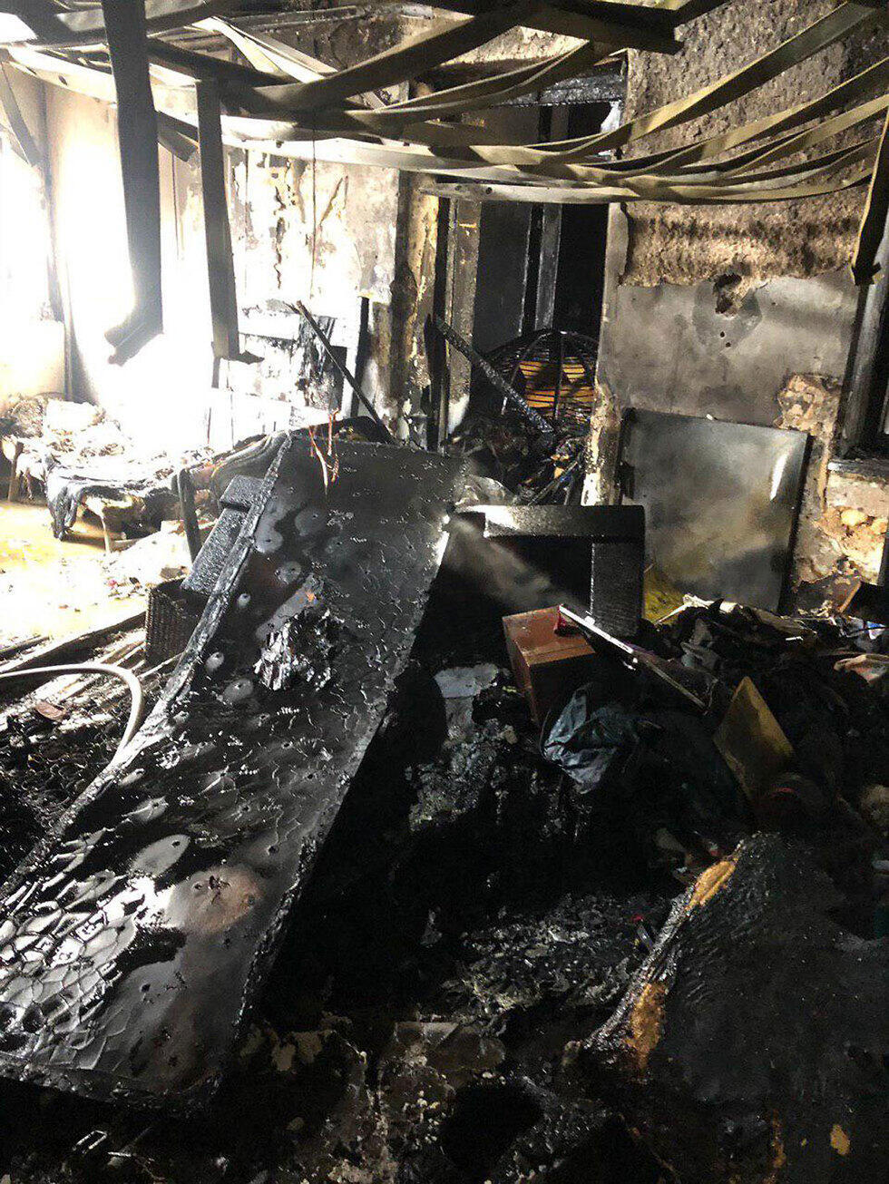 На месте пожара в Иерусалиме. Фото: пресс-служба пожарной охраны (צילום: כבאות והצלה) На месте пожара в Иерусалиме. Фото: пресс-служба пожарной охраны